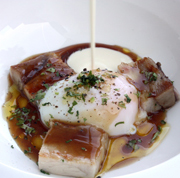 CREMA DE PATATA, PANCETA Y HUEVO A BAJA TEMPERATURA