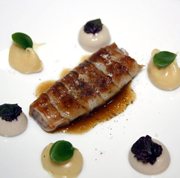 ENVOLTINI DE BOLETUS CON CIGALA