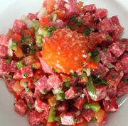 TARTAR DE SALCHICHÓN